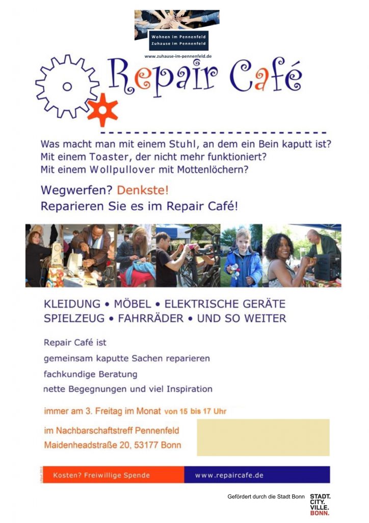 Aushang Repair Café blanko